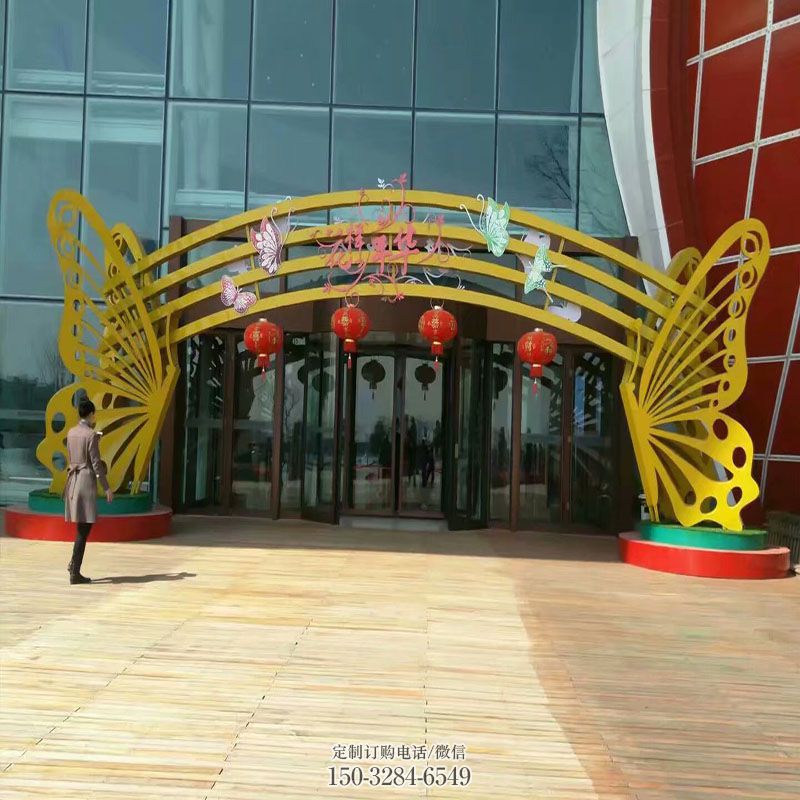 金属规格-旅游区不锈钢门头雕塑摆放