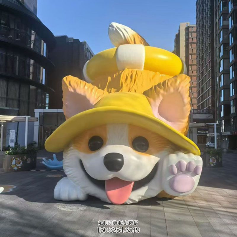 彩色种类-别墅门头雕塑美陈